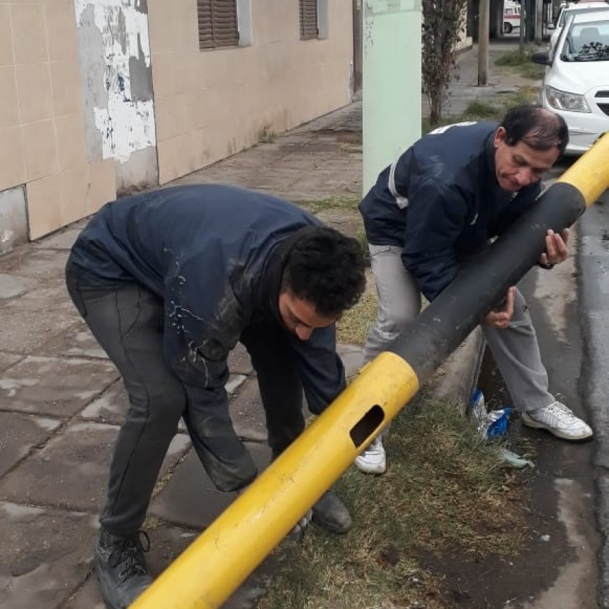 Denuncian vandalismo en semáforos de la capital