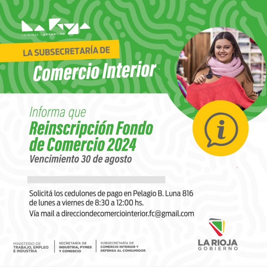 Se realiza la Reinscripción del Fondo de Comercio 2024