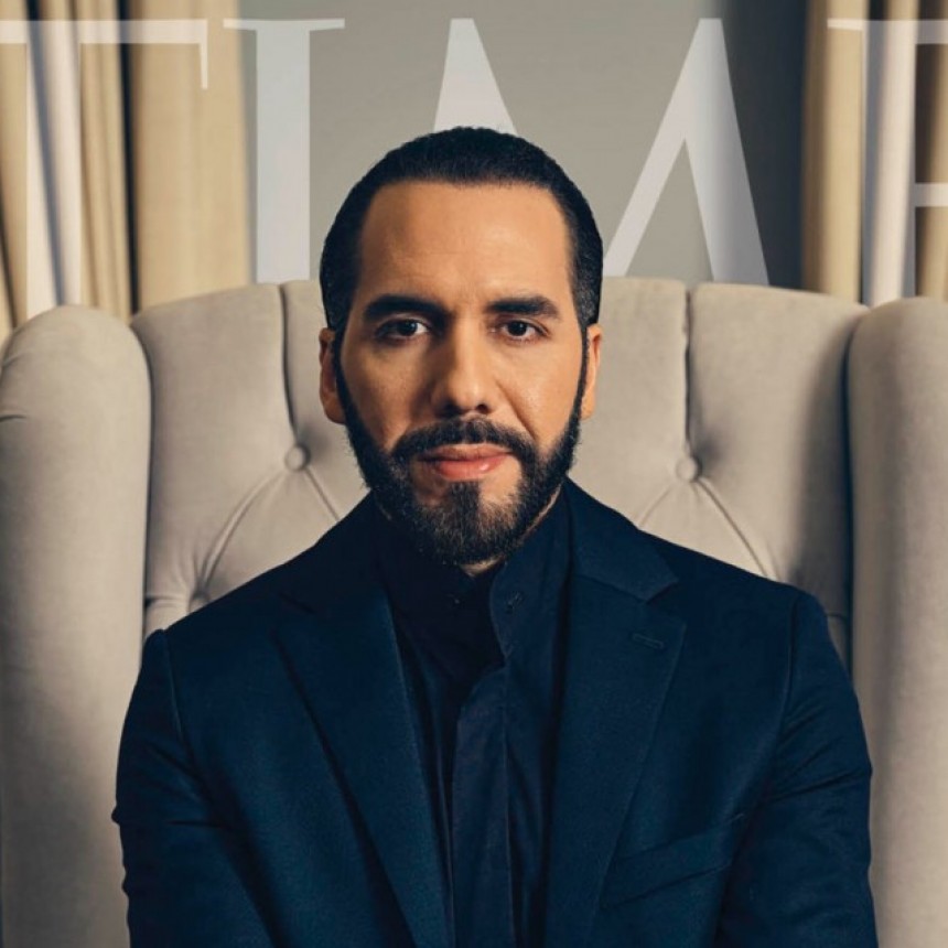  Time eligió a Nayib Bukele para su portada de este mes 