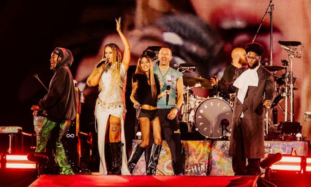 Coldplay junto a Tini en Miami