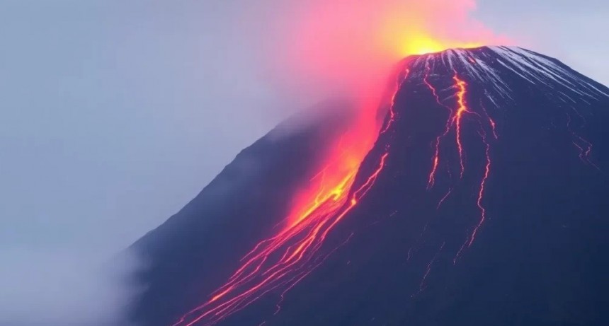 El volcán Kracheninnikov entró en erupción tras 450 años en Rusia
