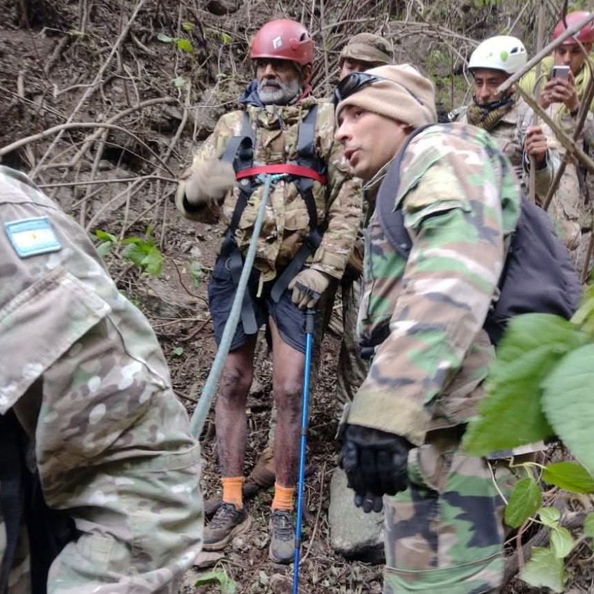 La mejor noticia: José Portugal fue hallado con vida en el cerro tras casi 2 semanas