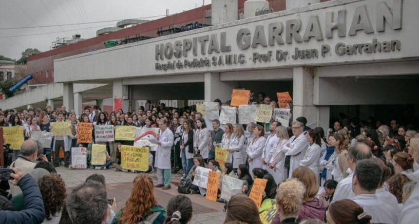 Reclamo salarial: los trabajadores del Garrahan realizarán un nuevo paro con movilización