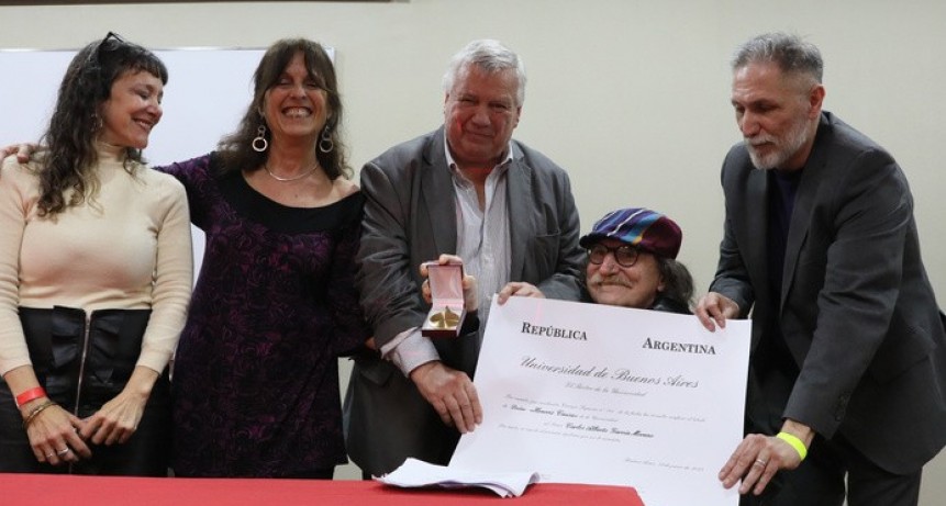 Charly García fue declarado Doctor Honoris Causa de la Universidad de Buenos Aires