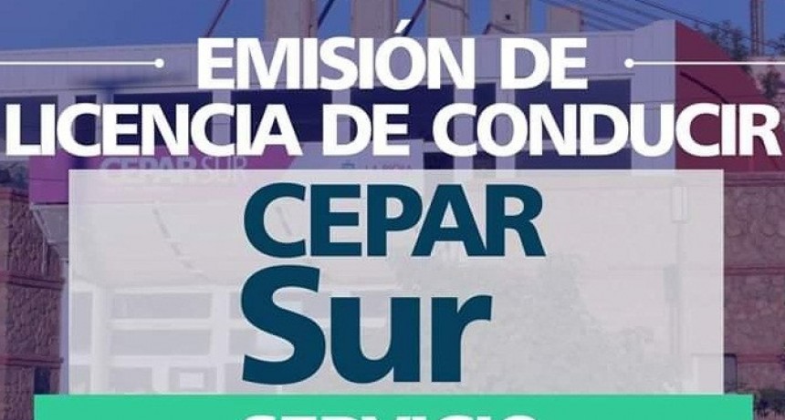 Se restableció la emisión de licencias de conducir en el CePaR sur