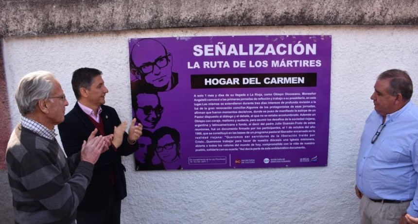 Derechos Humanos realizó la 5° señalización de la 