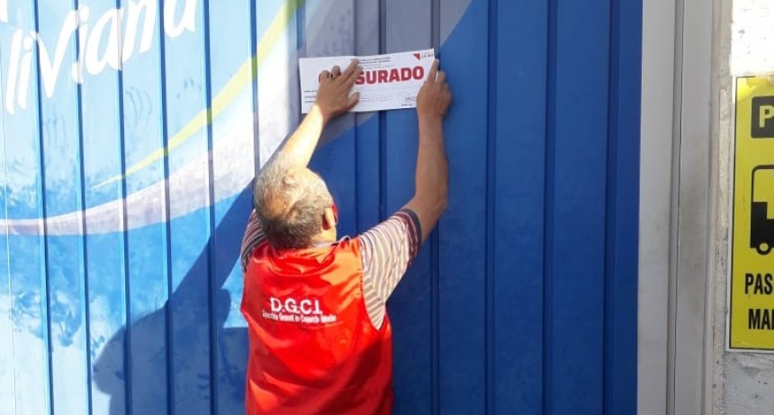 Clausuraron depósito por venta de bebidas alcohólicas