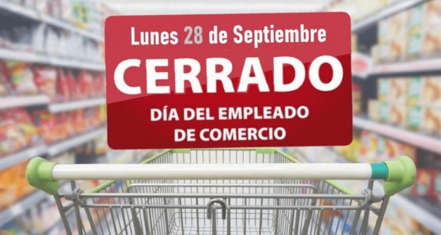 Lunes feriado para los mercantiles