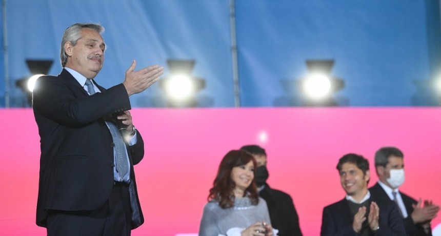PASO 2021: El Frente de Todos cerró campaña con Alberto Fernández y Cristina Fernández