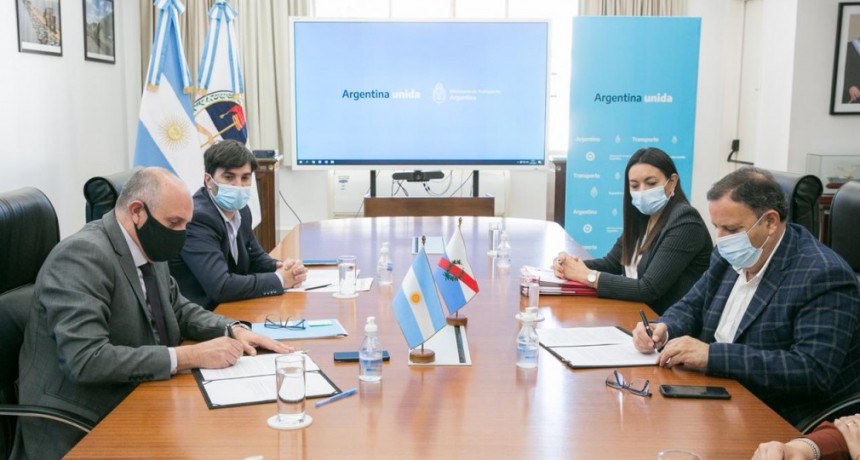Importante firma de convenio entre Transporte de la Nación y el Gobierno de La Rioja 