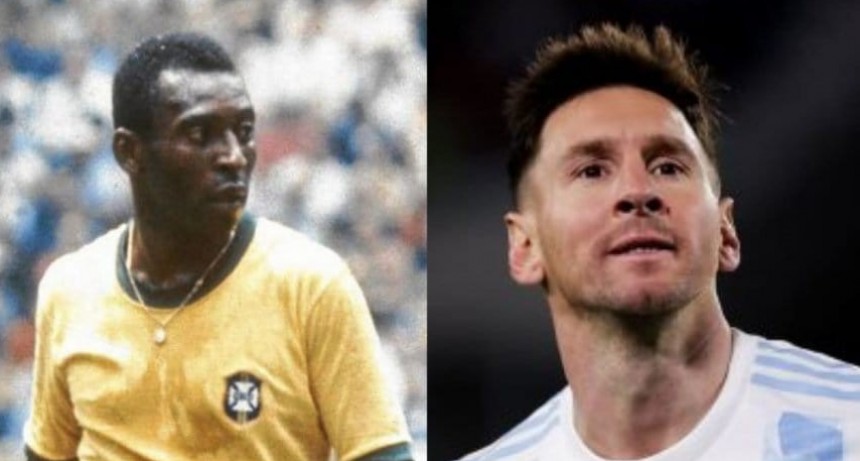 Pelé a través de las redes le dejo a Messi un mensaje desde el hospital