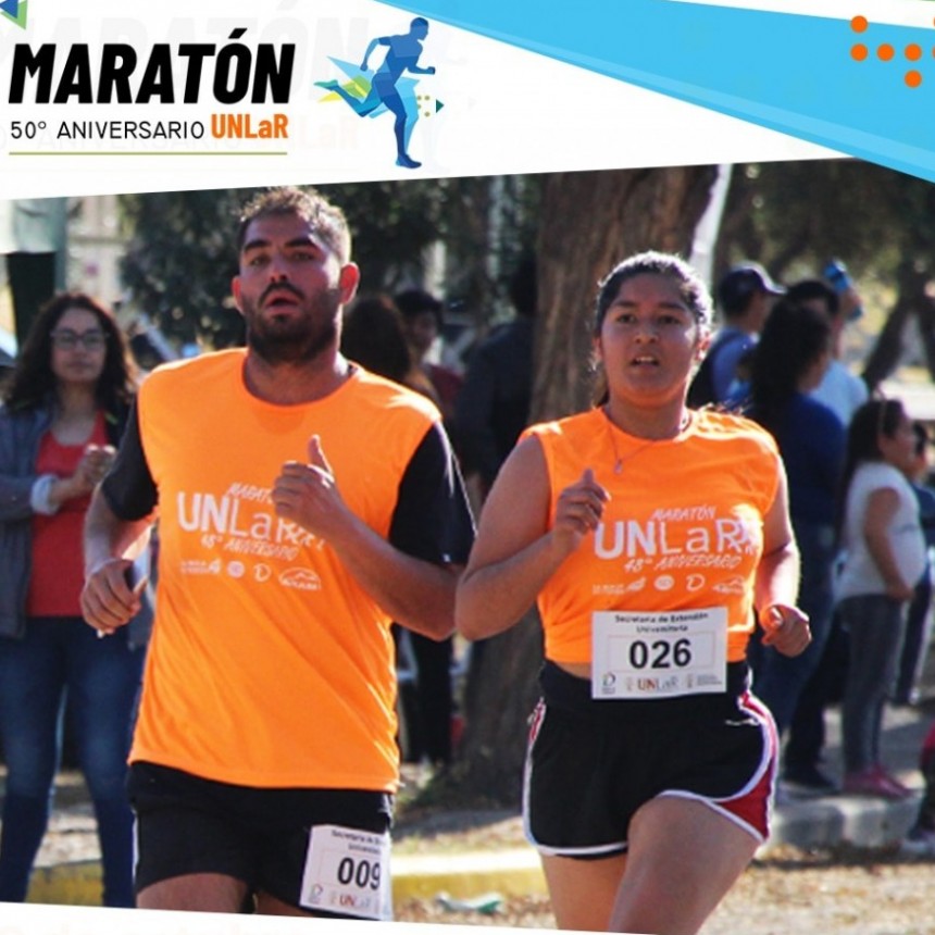 La Maratón 50° aniversario de la UNLaR se realizará el sábado 9 de octubre