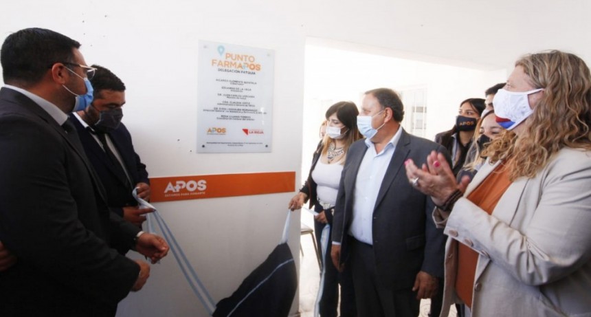Se realizó la inauguración de un nuevo punto FARMAPOS en Patquia 
