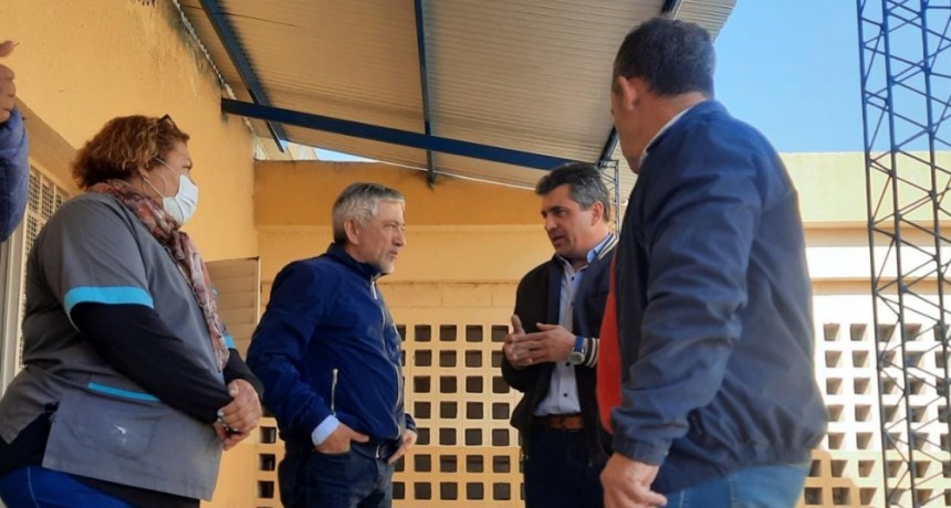 Avanzan las obras en la escuela Fray Mamerto Esquiu