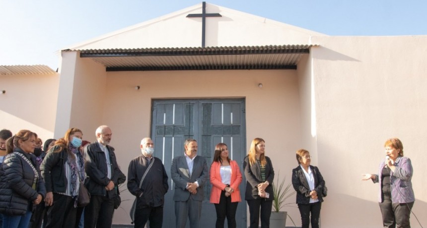  Quintela encabezó la inauguración de la Capilla “Niño Dios” en el barrio Antártida II