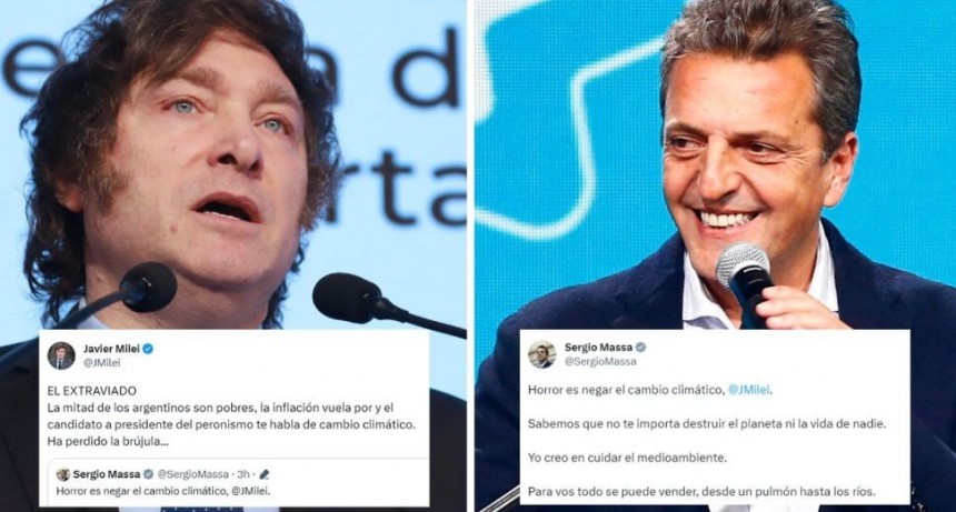 Massa criticó a Milei por negar el cambio climático: “No te importa destruir el planeta ni la vida de nadie”
