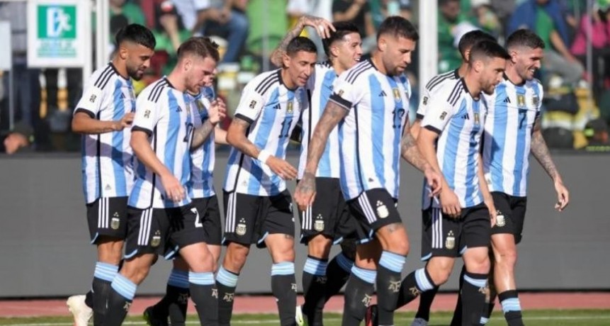 Argentina, sin Messi le ganó a Bolivia 