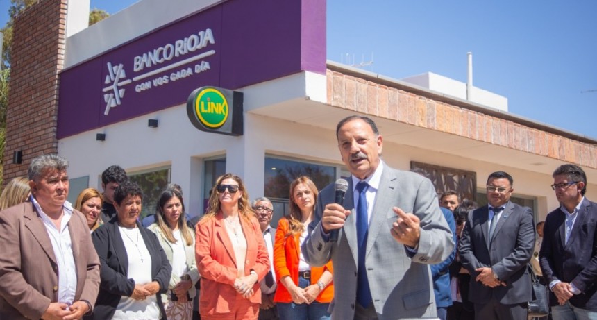 El Banco Rioja inauguró una nueva agencia en Patquía