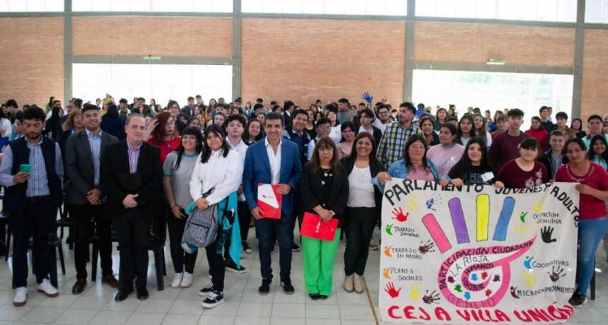 Se realizo la instancia provincial del Parlamento Juvenil del Mercosur con gran participación 