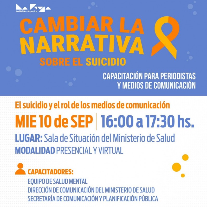  Invitan a una capacitación para periodistas sobre el abordaje responsable del suicidio