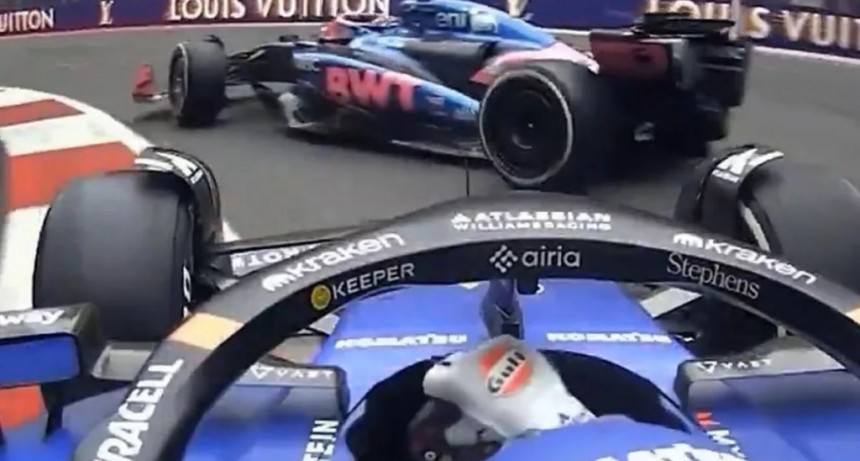 Domingo complicado para Franco Colapinto, terminó último tras el choque con Albon