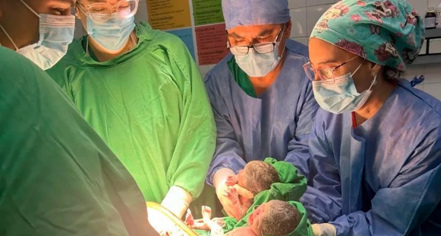 Nacieron trigemelas en Salta