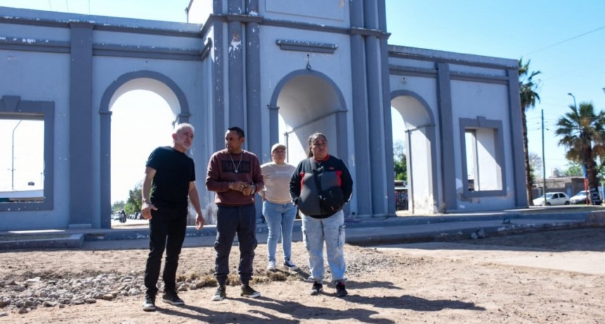 Realizan obra de recuperación de espacios en la zona este