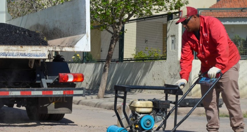 Municipio bachea el Bº San Martín