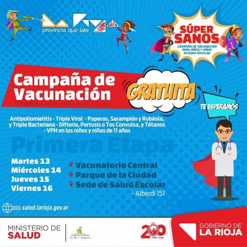 Comienza campaña de vacunación