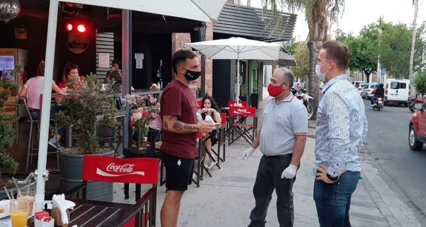 Comercio Interior realizó controles de protocolos en bares y restaurantes 