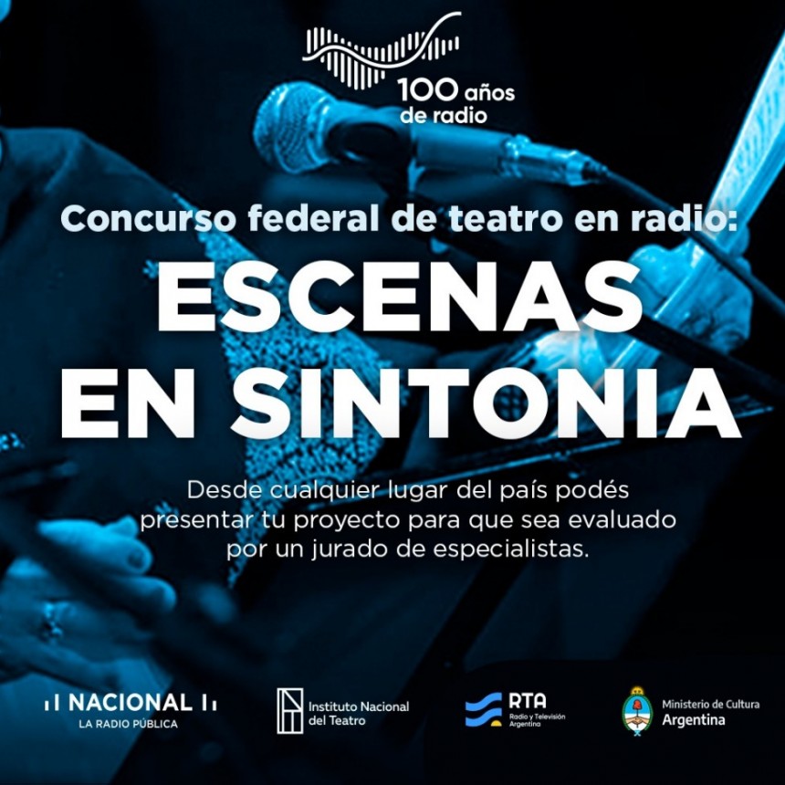 Lanzan Concurso “Escenas en sINTonía”