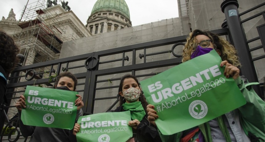 Por la legalización del aborto hubo una 