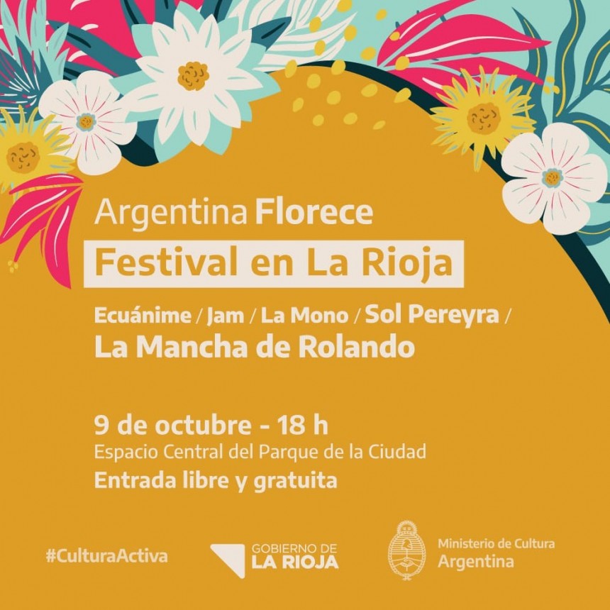 Argentina Florece este sábado en el parque de la Ciudad