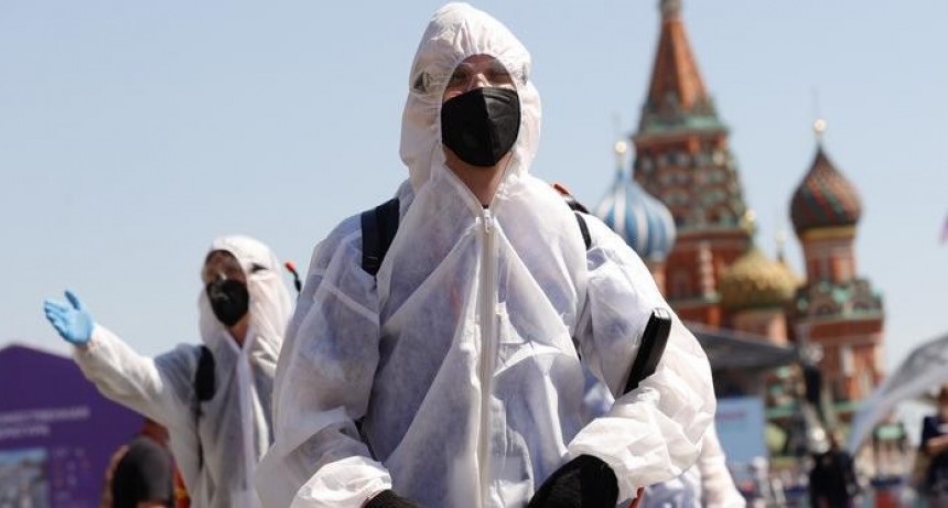 Rusia reporta casi 40.000 contagios y un nuevo récord de 1.163 muertos