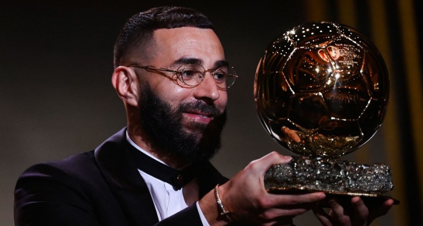 Karim Benzema ganó el Balón de Oro 2022