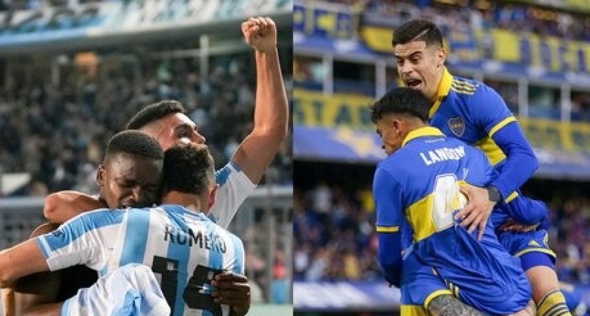 Boca y Racing definen al campeón: fuerte operativo en La Bombonera y en Avellaneda