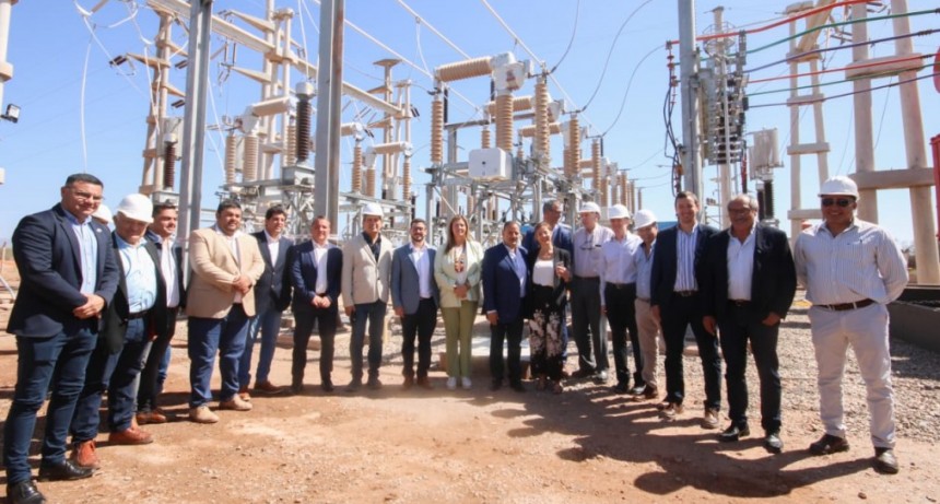 El Gobierno Provincial inauguró la Estación Transformadora de 132 KV en Patquía para abastecer a todo el Sur y Oeste provincial