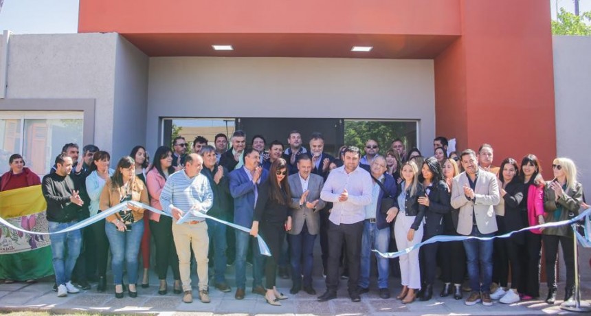  Quintela inauguró nuevas instalaciones en el edificio municipal de Villa Unión 