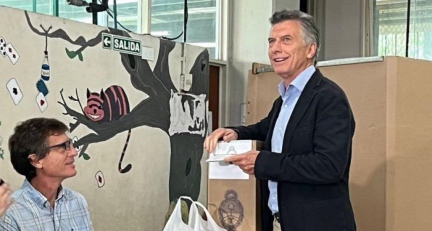Mauricio Macri voto en Palermo y aseguró que 