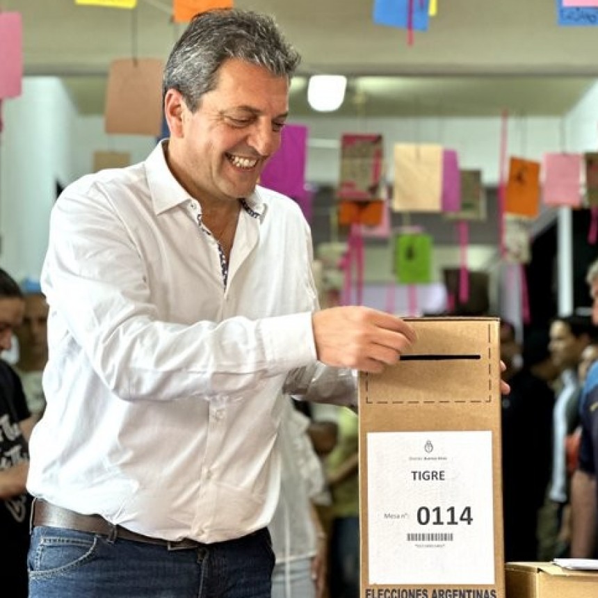 Massa votó y destacó la elección como la 
