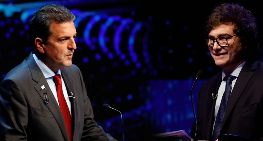 Sortean los seis temas del debate presidencial entre Massa y Milei