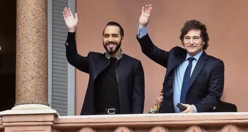 Javier Milei y Nayib Bukele se reunieron en Casa Rosada