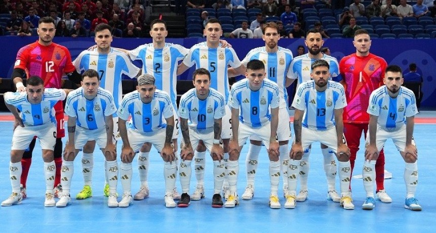 Mundial de Futsal: La Argentina jugará la final con Brasil el 06 de octubre