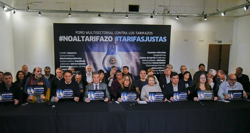 Convocatoria al “apagón nacional” por los  aumentos de tarifas en los servicios públicos 