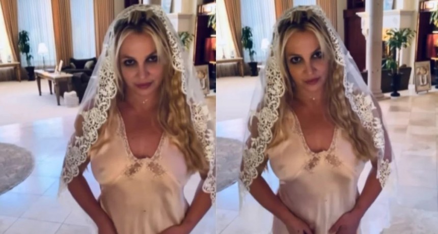 Modo Milei: Britney Spears se casó consigo misma