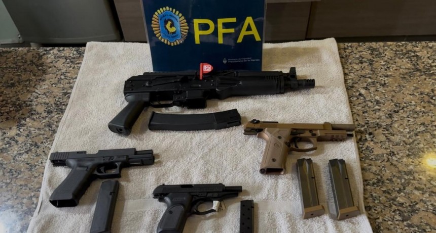 Megaoperativo en Rosario con detenciones y secuestro de armas de fuego