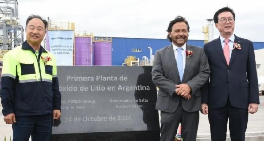 Pusieron en marcha la primera planta de producción de litio en Salta