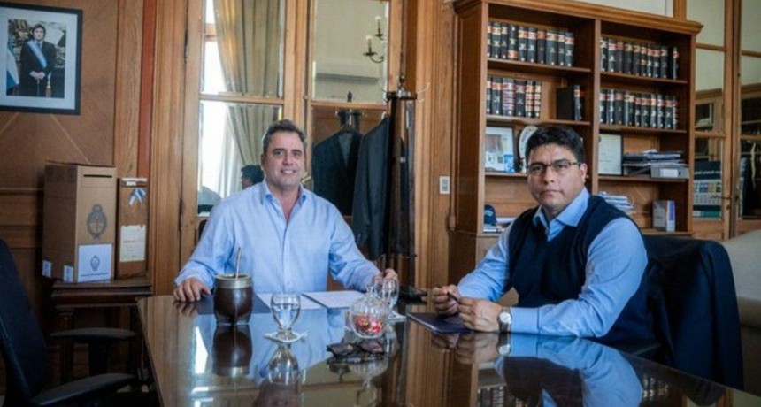 Catalán ponderó la reunión con el gobernador de Santa Cruz