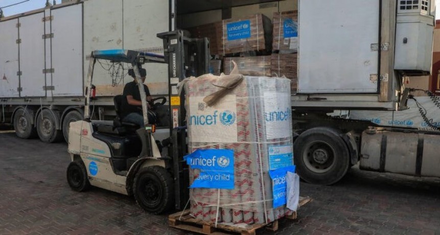 Ingresan más de 190 toneladas de ayuda humanitaria a Gaza