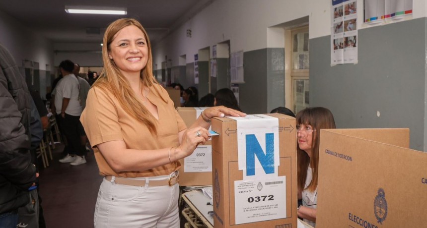 Tere Madera: “Cada voto es una voz que construye el futuro de nuestra provincia y del país”